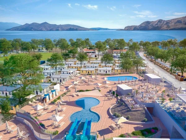 Swimming pools at Roan camping Baška Camping Resort.