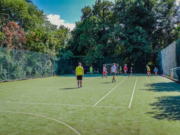 Soccer field at Roan camping Belvedere.