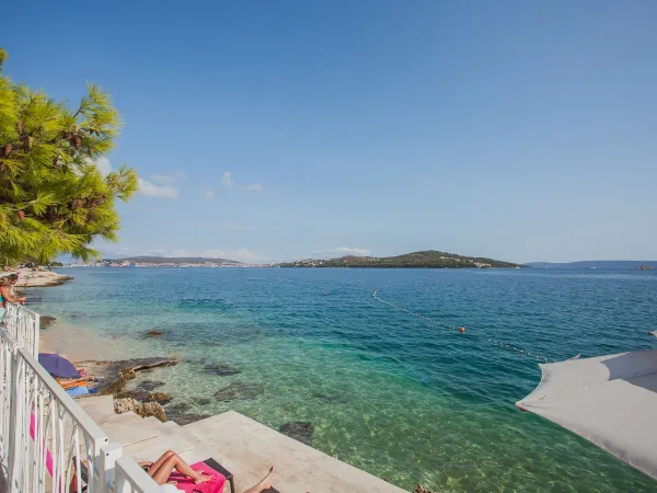 Lie flat by the sea at Roan campsite Amadria Park Trogir.