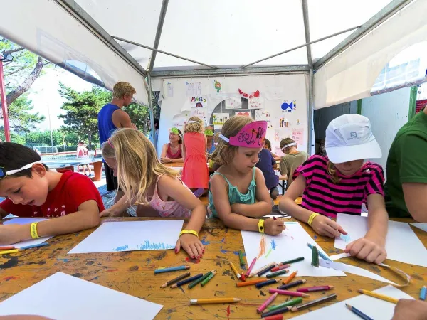 Enjoying children at Roan camping Delle Rose.