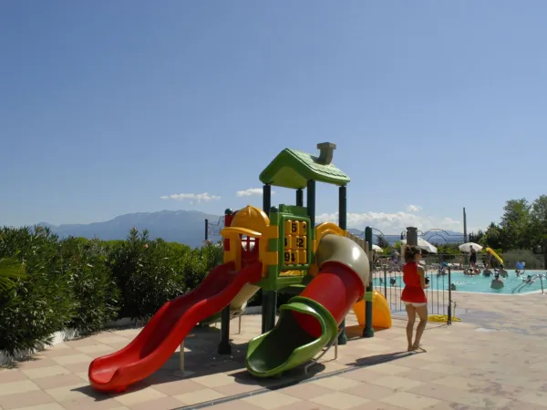 Playground at Roan camping Eden.