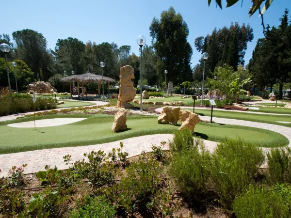 Miniature golf at Roan camping Le Capanne.