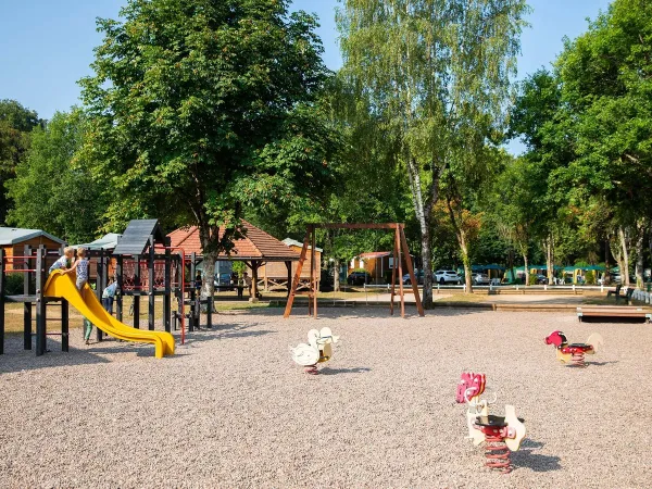 Playground at Roan camping de Bonnal.