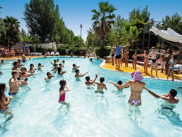 Aquagym at Roan camping Les Sablines.