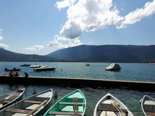 Lake Annecy at Roan camping L'Ideal.