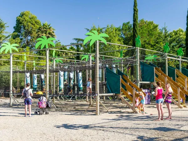 Playground at Roan camping La Sirène.