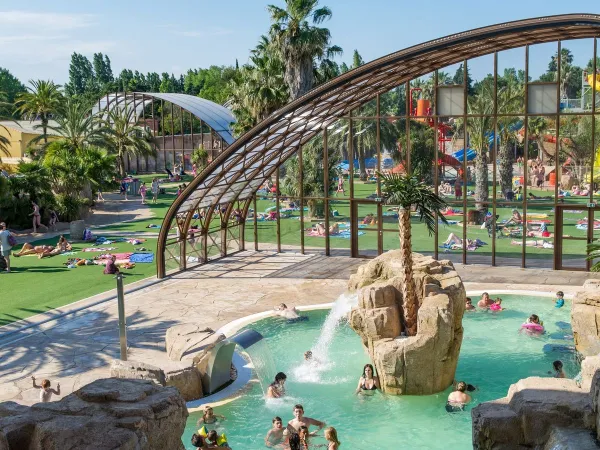 The children's pool at Roan camping La Sirène.