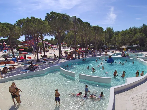 One of the pools at Roan campsite Union Lido Mare.
