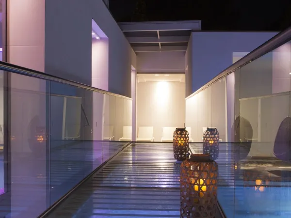 The wellness centre at Roan camping Union Lido Mare.