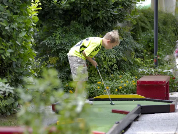 Miniature golf at Roan camping Ca'Savio.