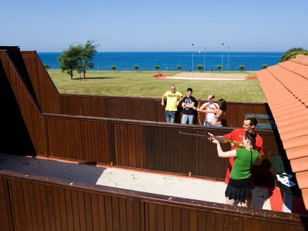 Archery at Roan camping Park Umag.