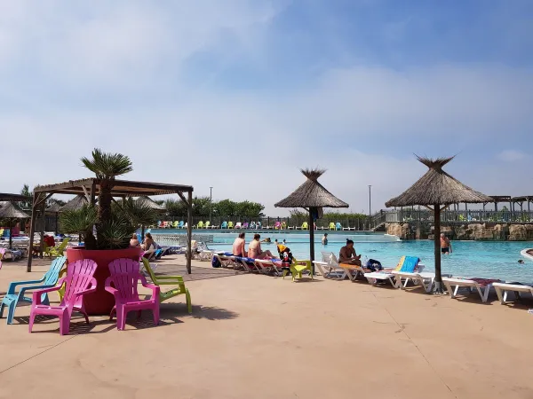 Swimming pool at Roan camping Beach Garden.