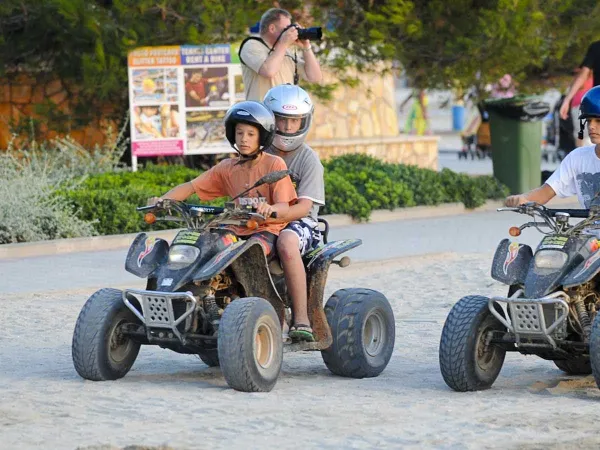 Quad riding at Roan campsite Zaton Holiday resort.