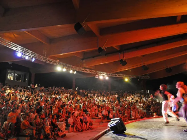 Evening show at Roan camping Turistico.