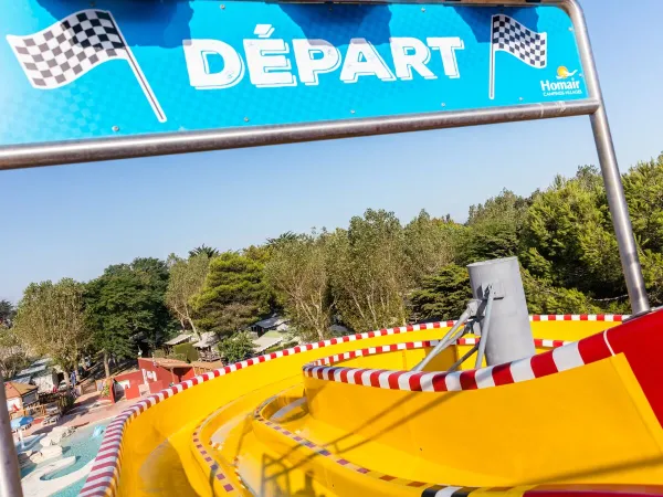 Racing slide at Roan camping de Canet.