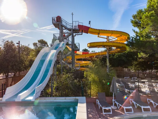 Slides at Roan camping Du Verdon.