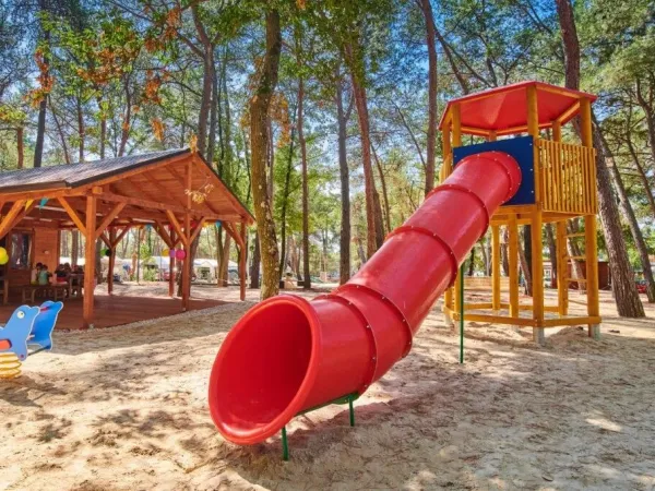 Small playground at Roan camping Stella Maris.