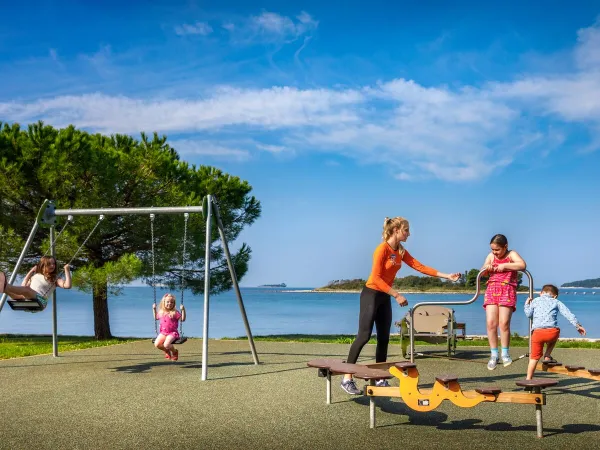 Playground at Roan camping Polari.