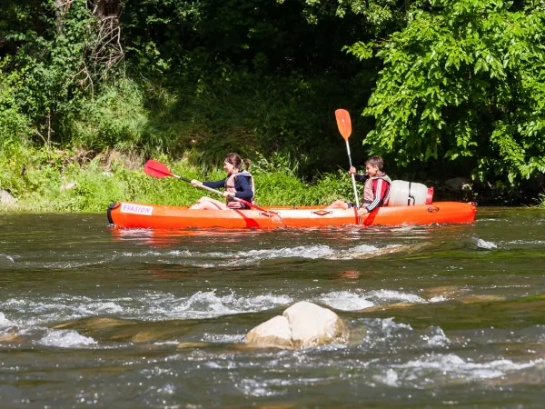 Canoeing near Roan camping Le Pommier.