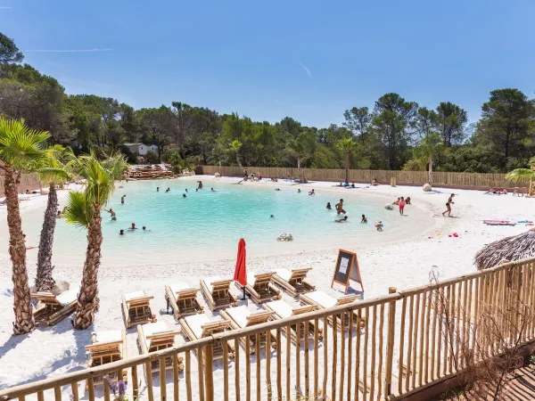 The lagoon of Roan camping La Pierre Verte.