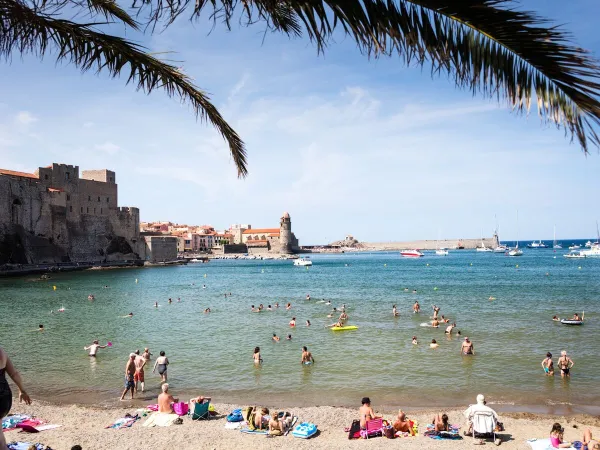 The beach near Roan camping La Sirène.