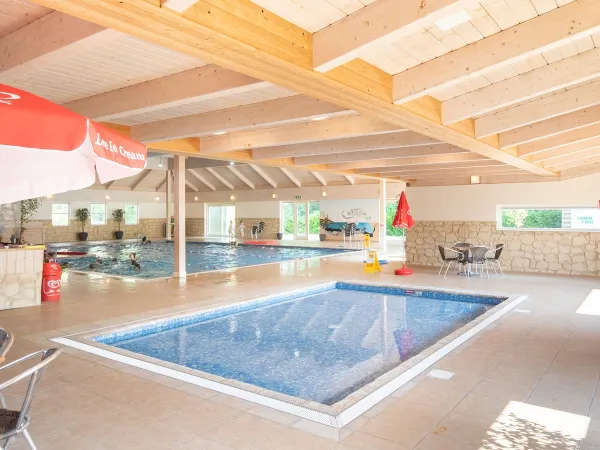 Indoor pool at Roan camping Marvilla Parks Friese Meren.