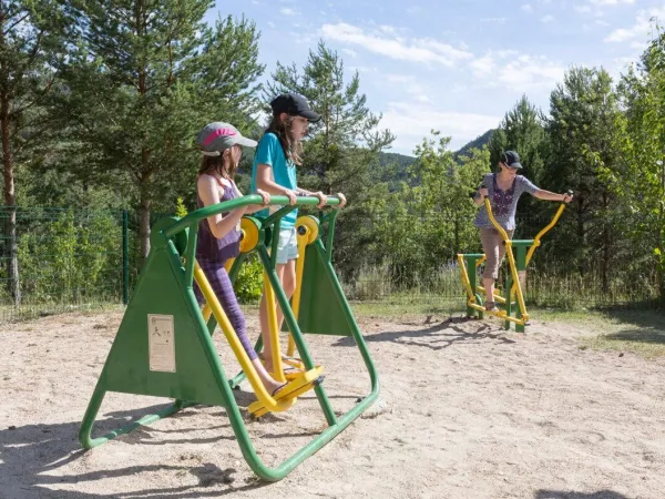 Playground at Roan camping Les Collines.