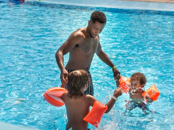 Water fun at Roan camping hu Birkelt village.