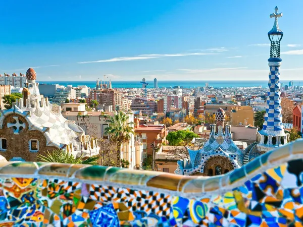 Parc Güell in the city of Barcelona.