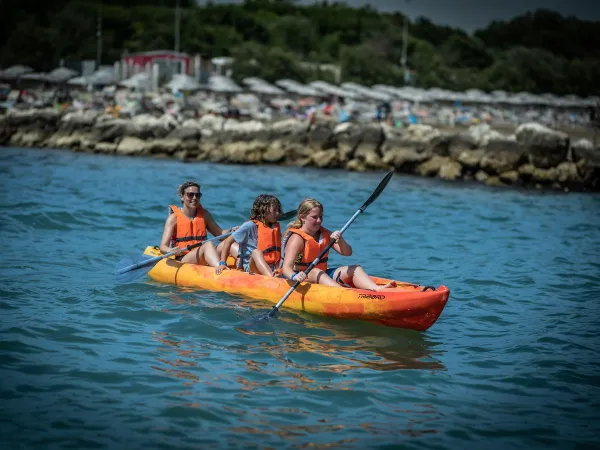 Canoeing near San Francesco.