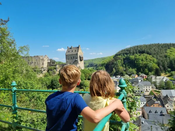 Larochette castle near Roan camping hu Birkelt village.