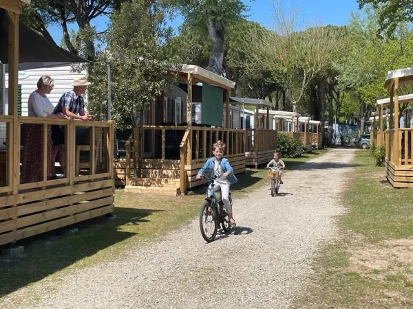 Cycling children between Roan accommodations .