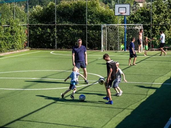 Multisport pitch at Roan camping hu Norcenni Girasole village.