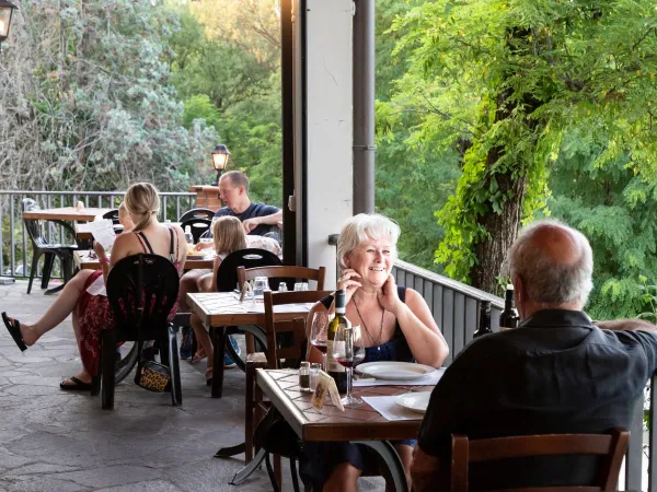 A la carte restaurant at Roan camping hu Norcenni Girasole village.