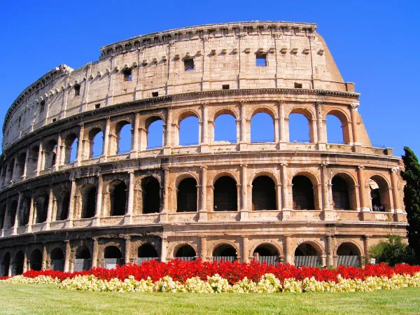 The Coliseum in Rome.