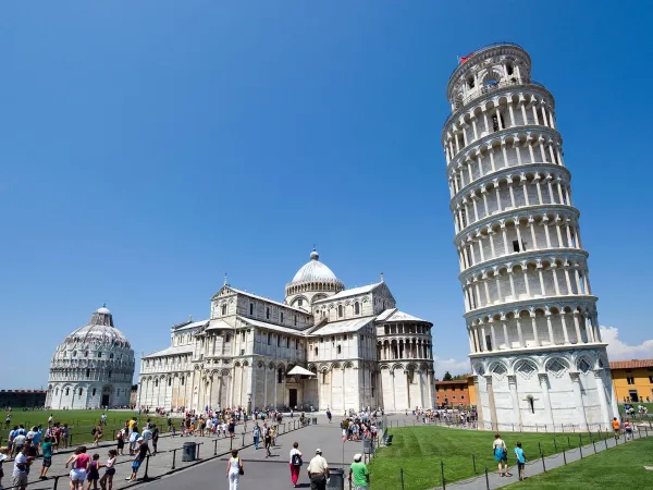 Tower of Pisa near Roan camping Montescudaio.