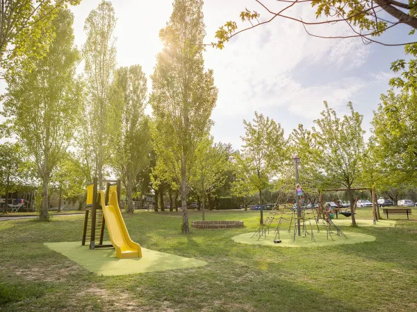 Atmosphere image playground at Roan camping Piantelle.