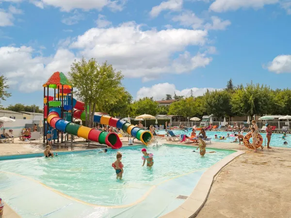 Kids in the pool at Roan Camping Butterfly.