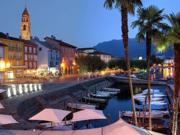 Village of Ascona close to Roan camping Lido Verbano.