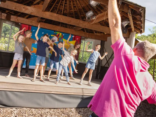 Children's entertainment at Roan camping The Enjoyment.