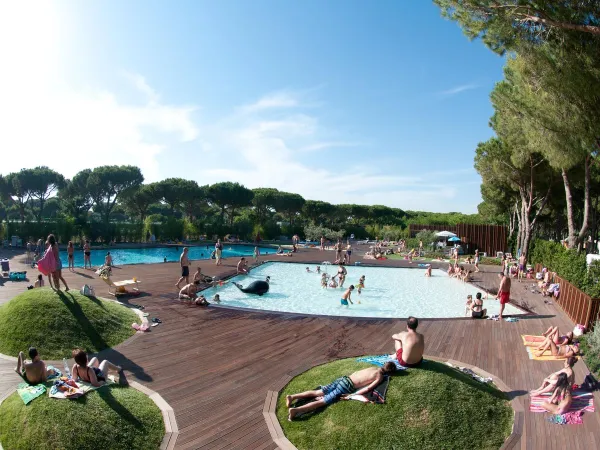 children's pool at Orbetello campground.