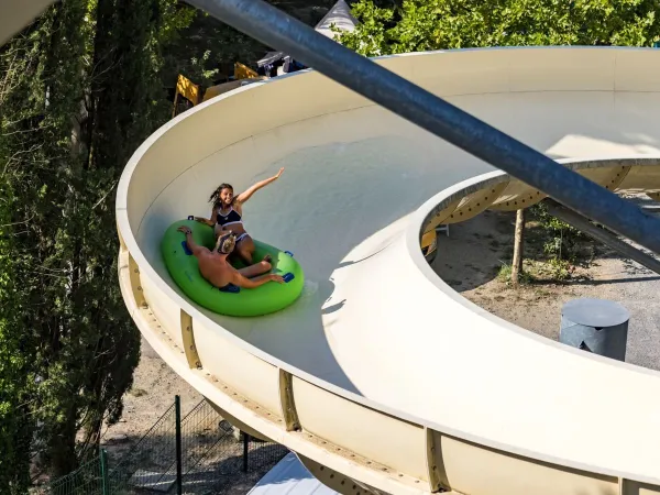 Wild slide at Roan camping Le Pommier.