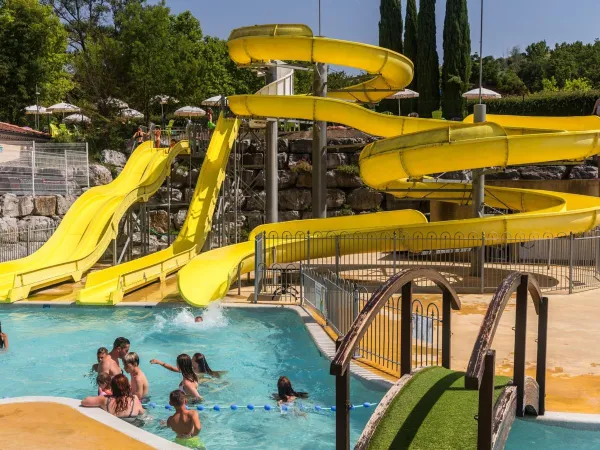 Slides at Roan camping Le Pommier.