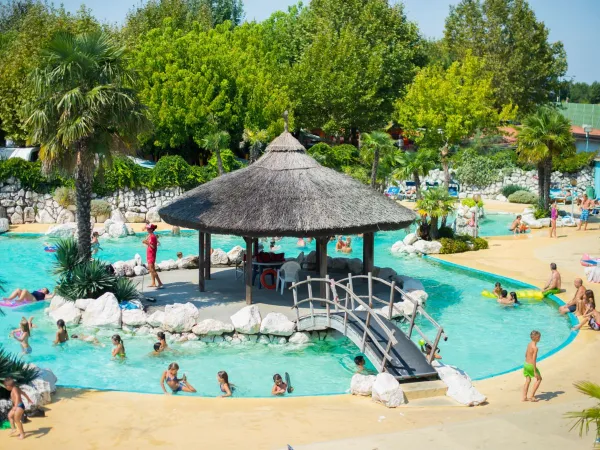 Atmosphere pool at Roan camping Tahiti.