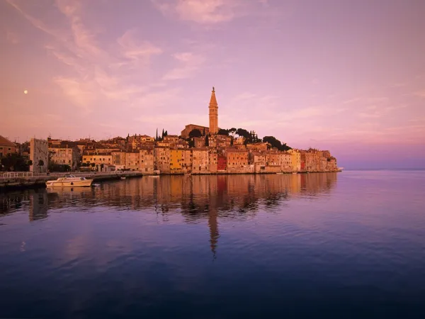 Atmospheric town of Rovinj, Croatia.