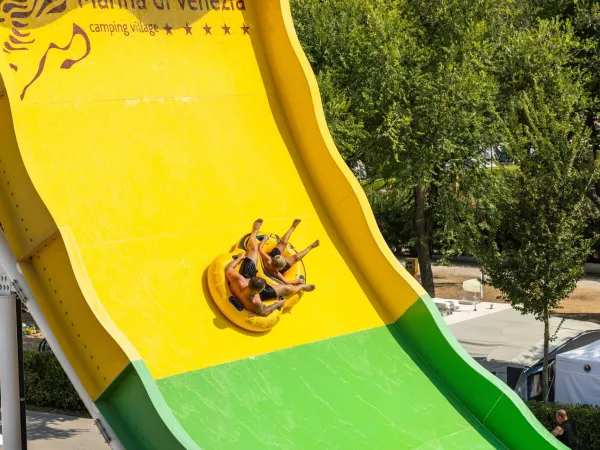 Halfpipe slide at Roan camping Marina Di Venezia.