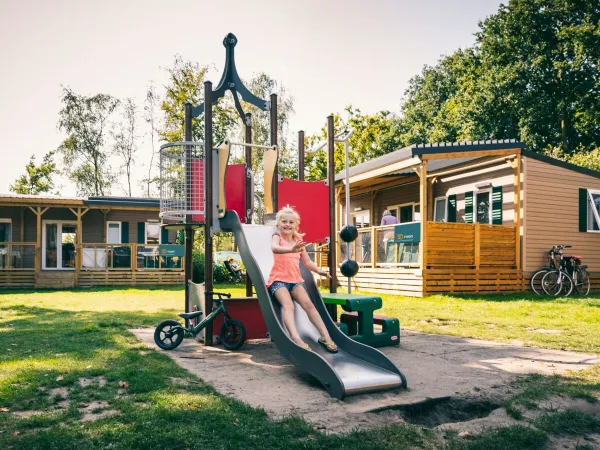 Roan accommodations with playground at Roan camping The Schatberg.