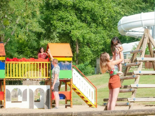 Playground at Roan camping Le Ty Nadan.