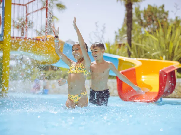 Water fun at Roan camping Bella Italia.