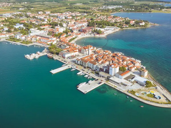 Town of Umag near Roan camping Stella Maris.